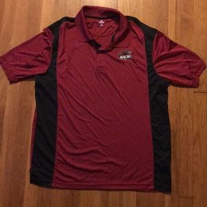 maroun ulm logo polo dri fit shirt